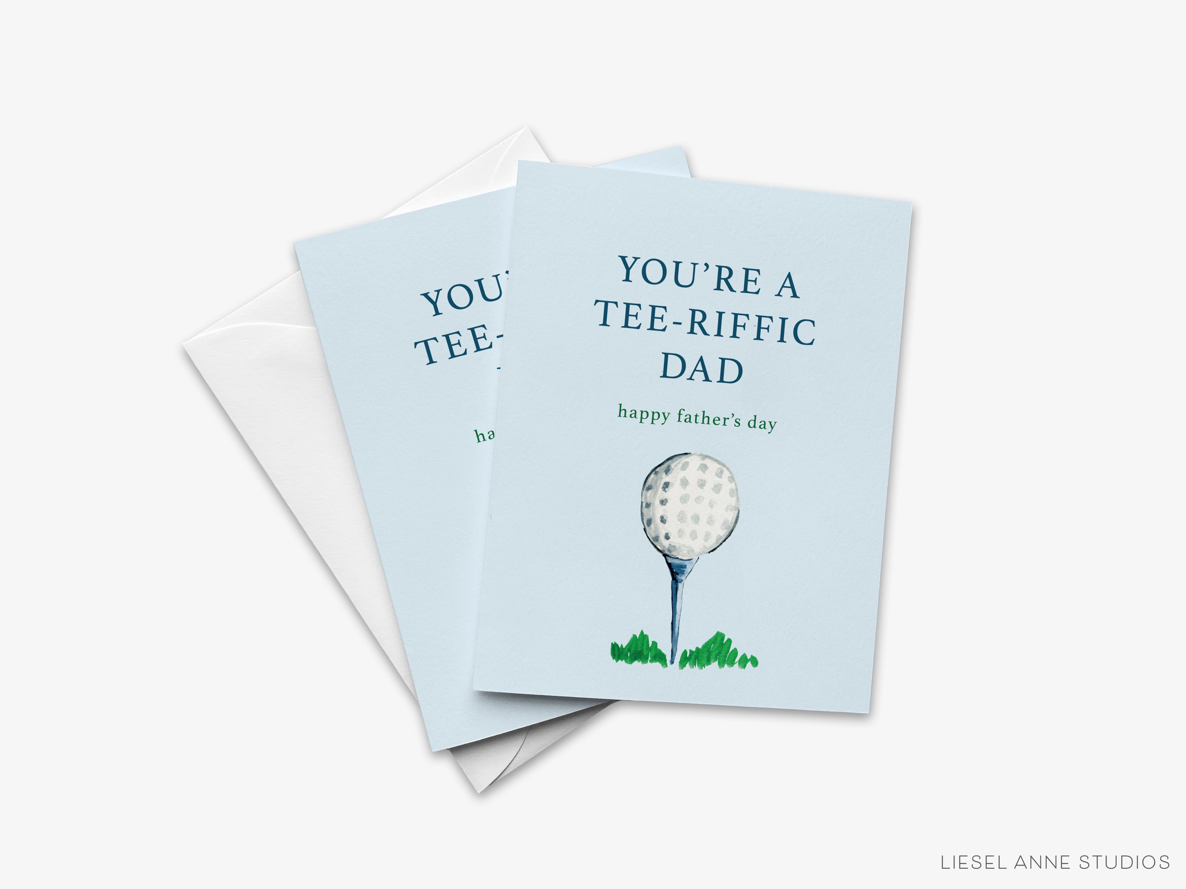 You're A Tee-Riffic Dad Father's Day Golf Card