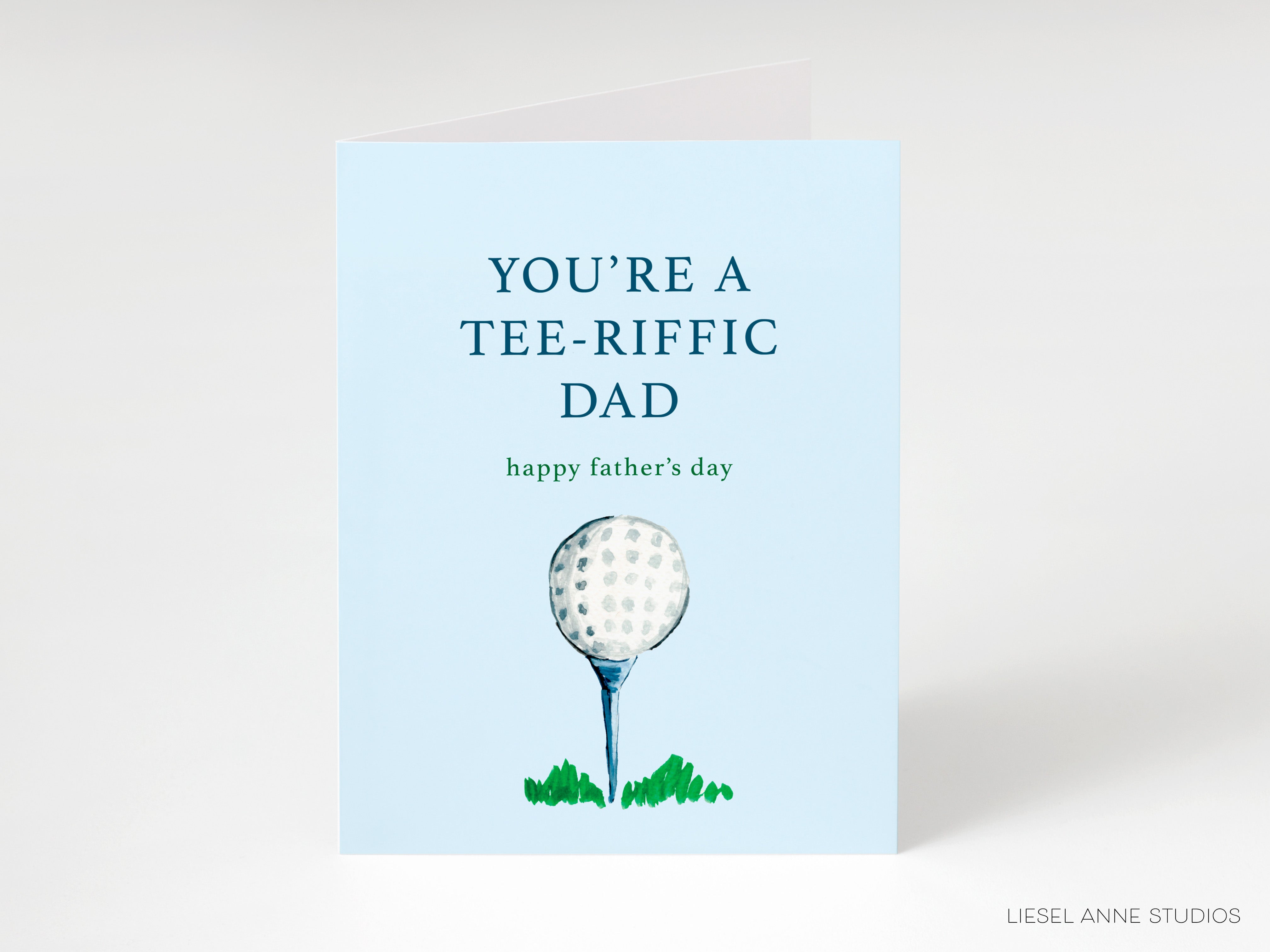 You're A Tee-Riffic Dad Father's Day Golf Card