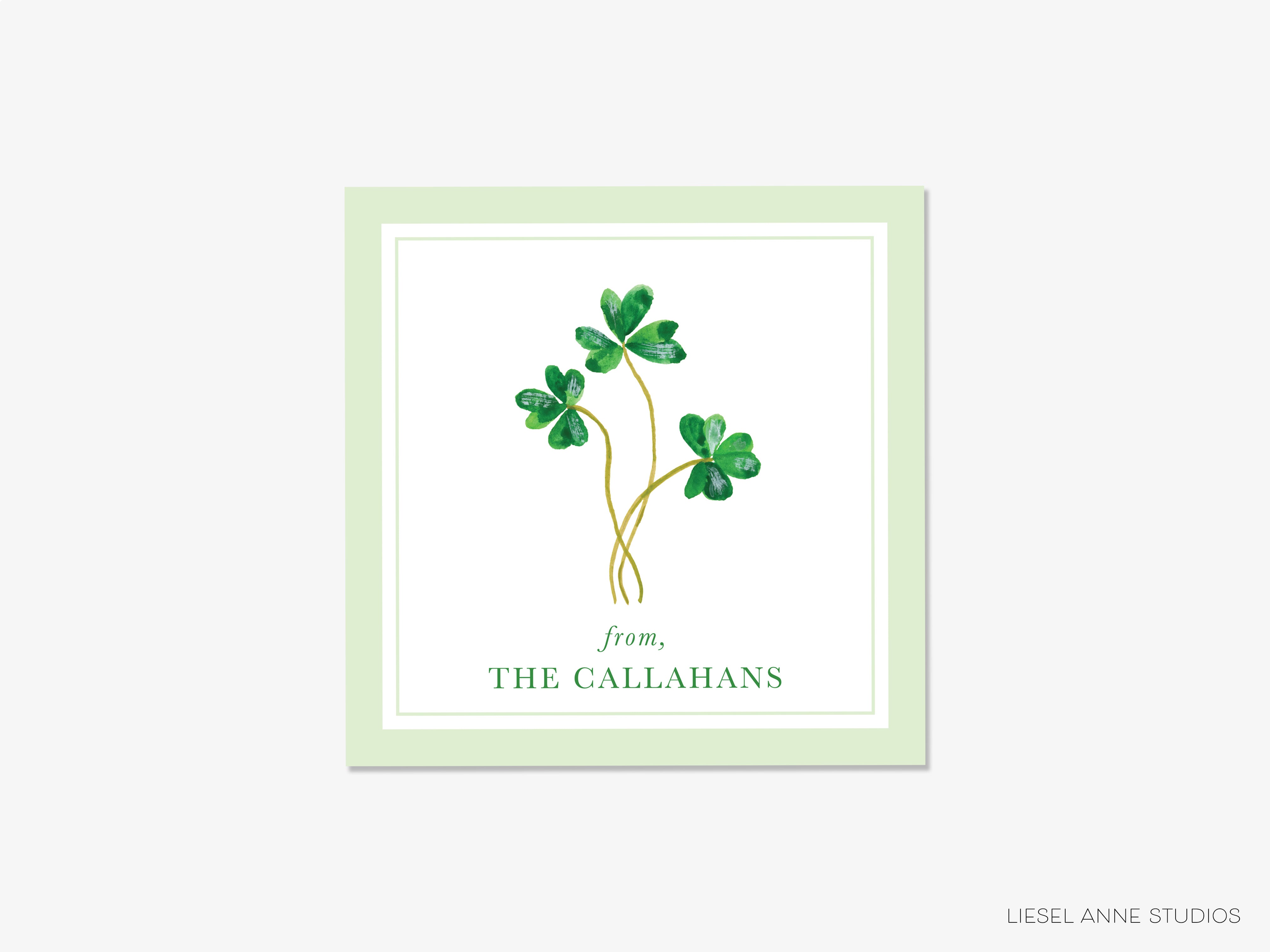 Shamrock Gift Stickers