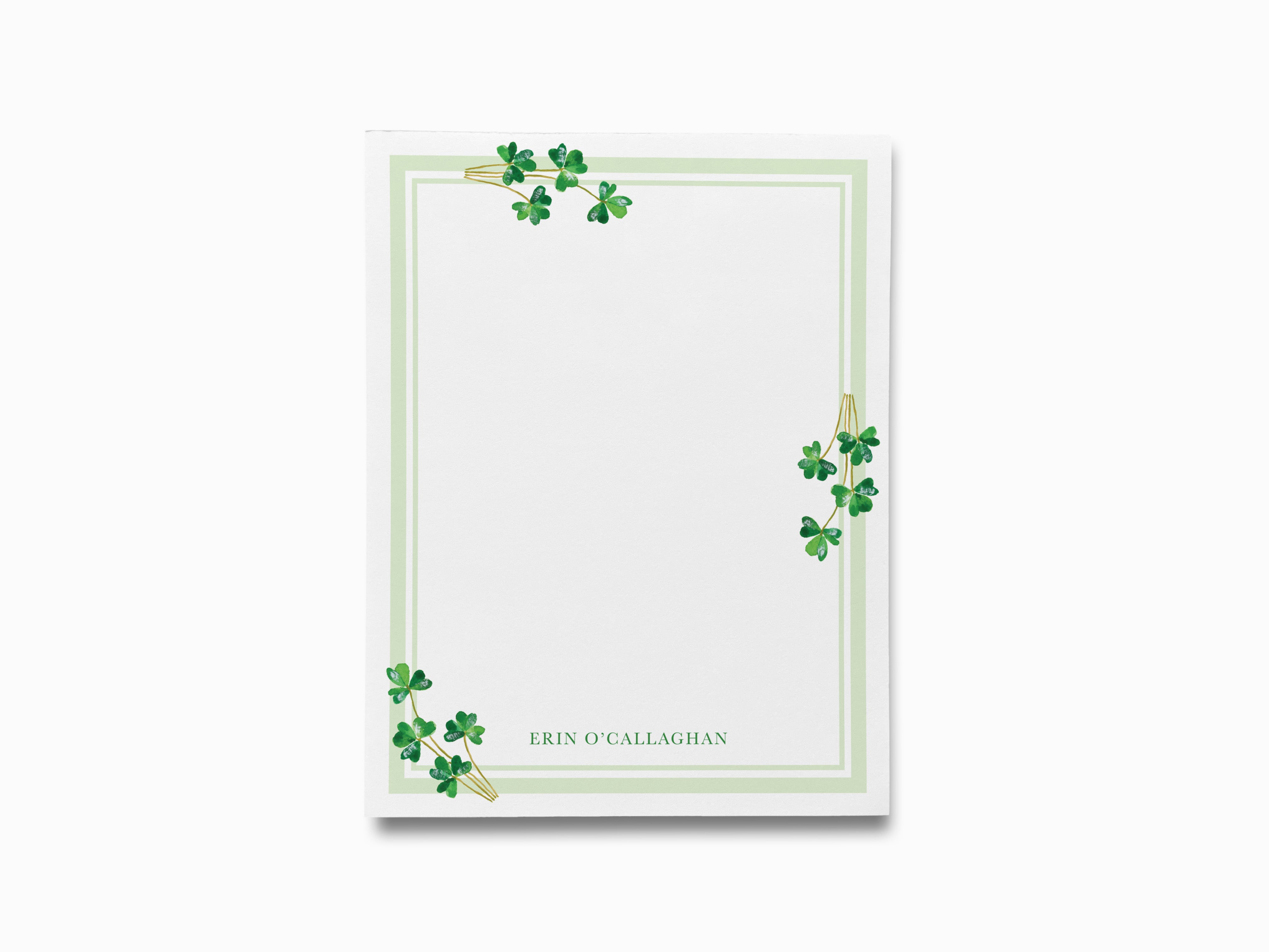 Shamrock Notepad