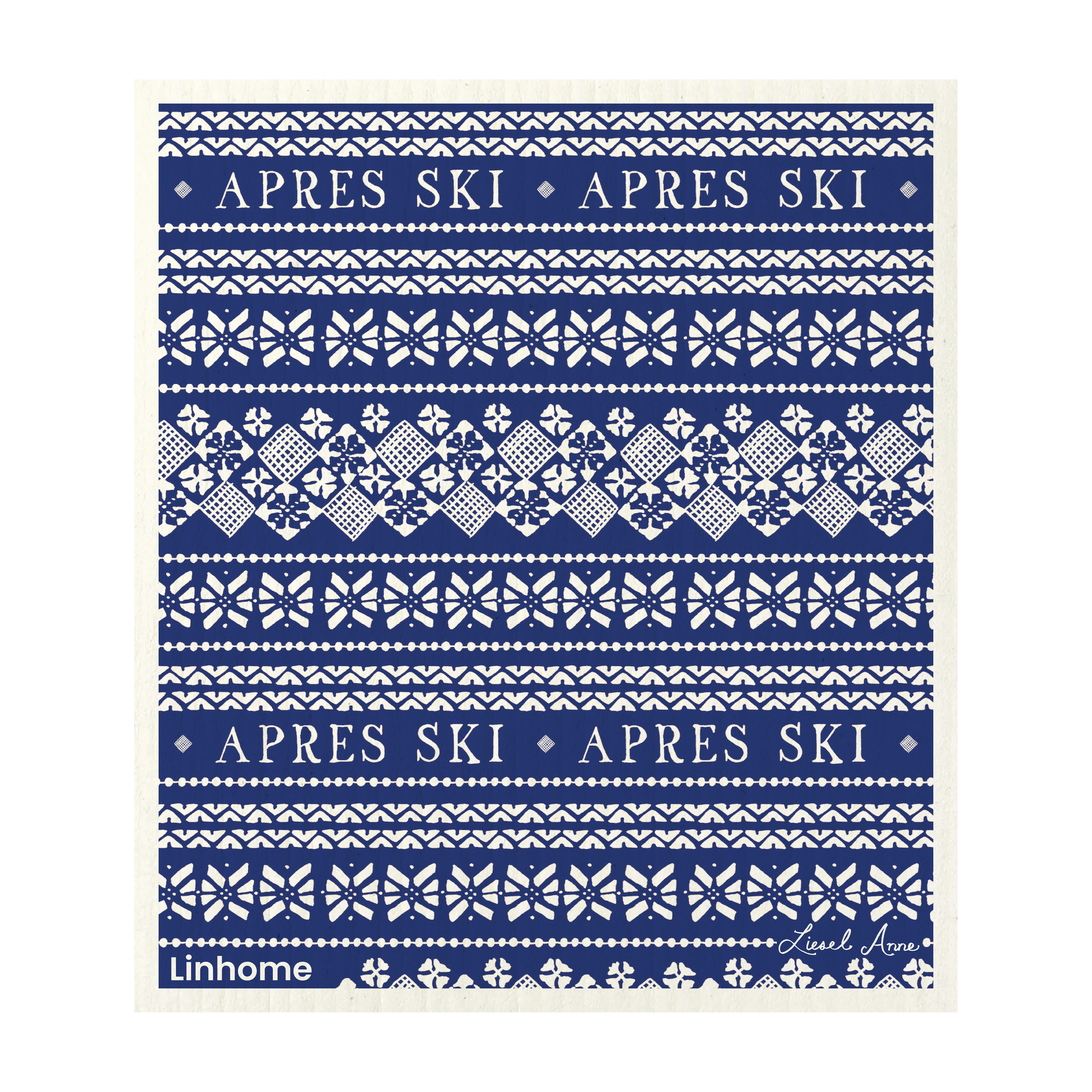 Ski Collection - Linhome x Liesel Anne Swedish Dishcloths - 4 Pack