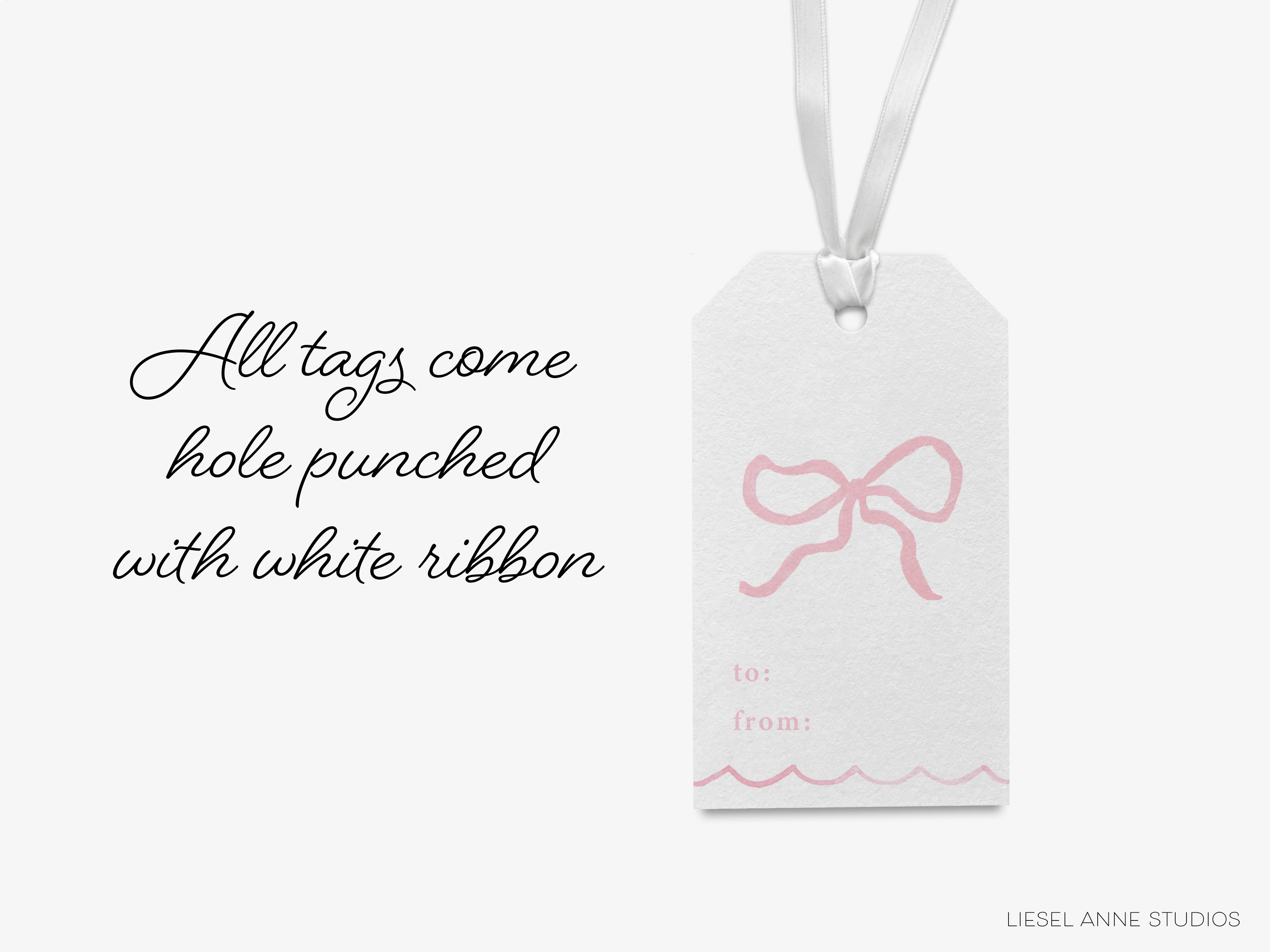 Pink Bow Gift Tags [Set of 8]
