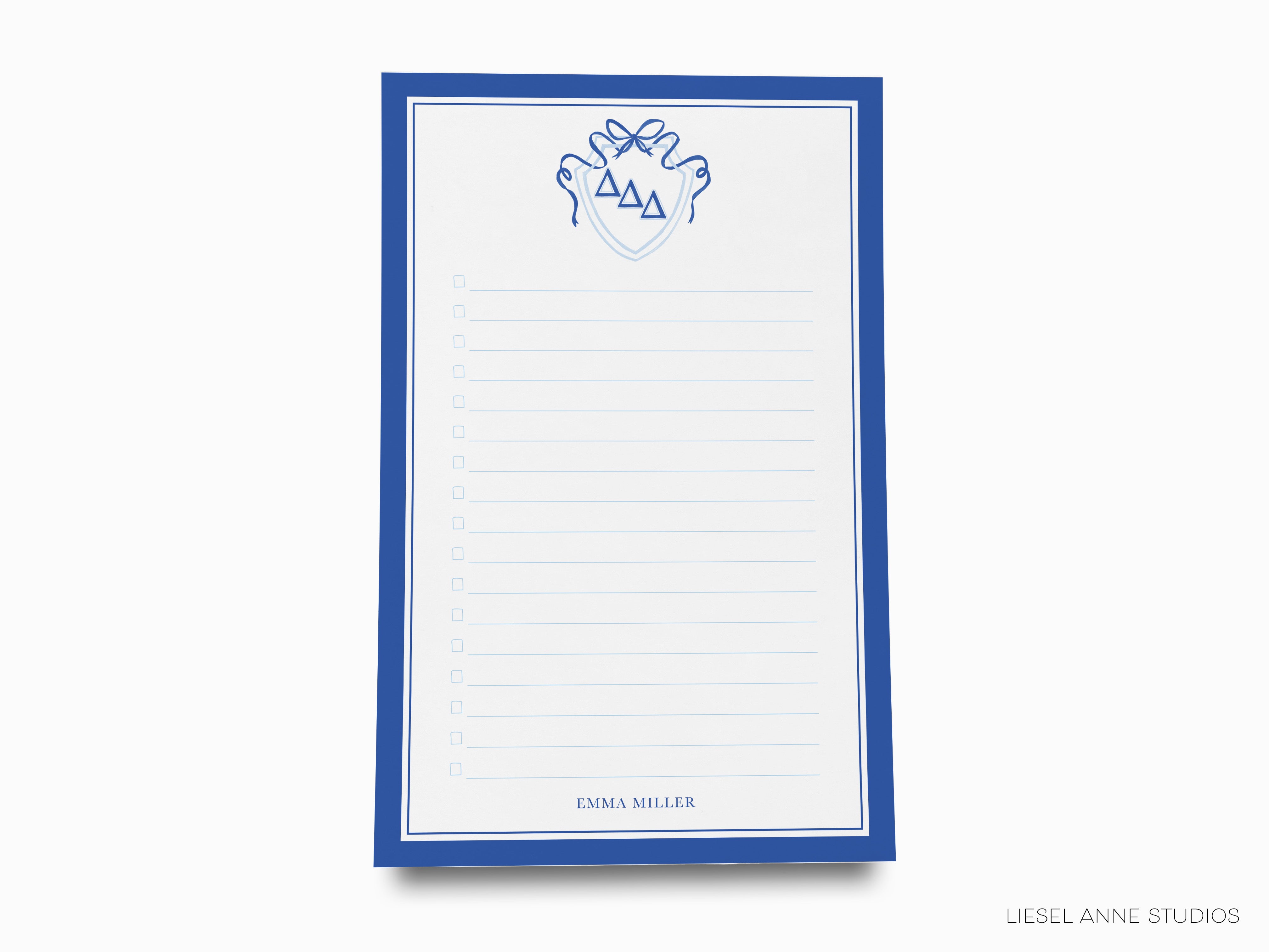 a notepad with a drawing of a horse on it