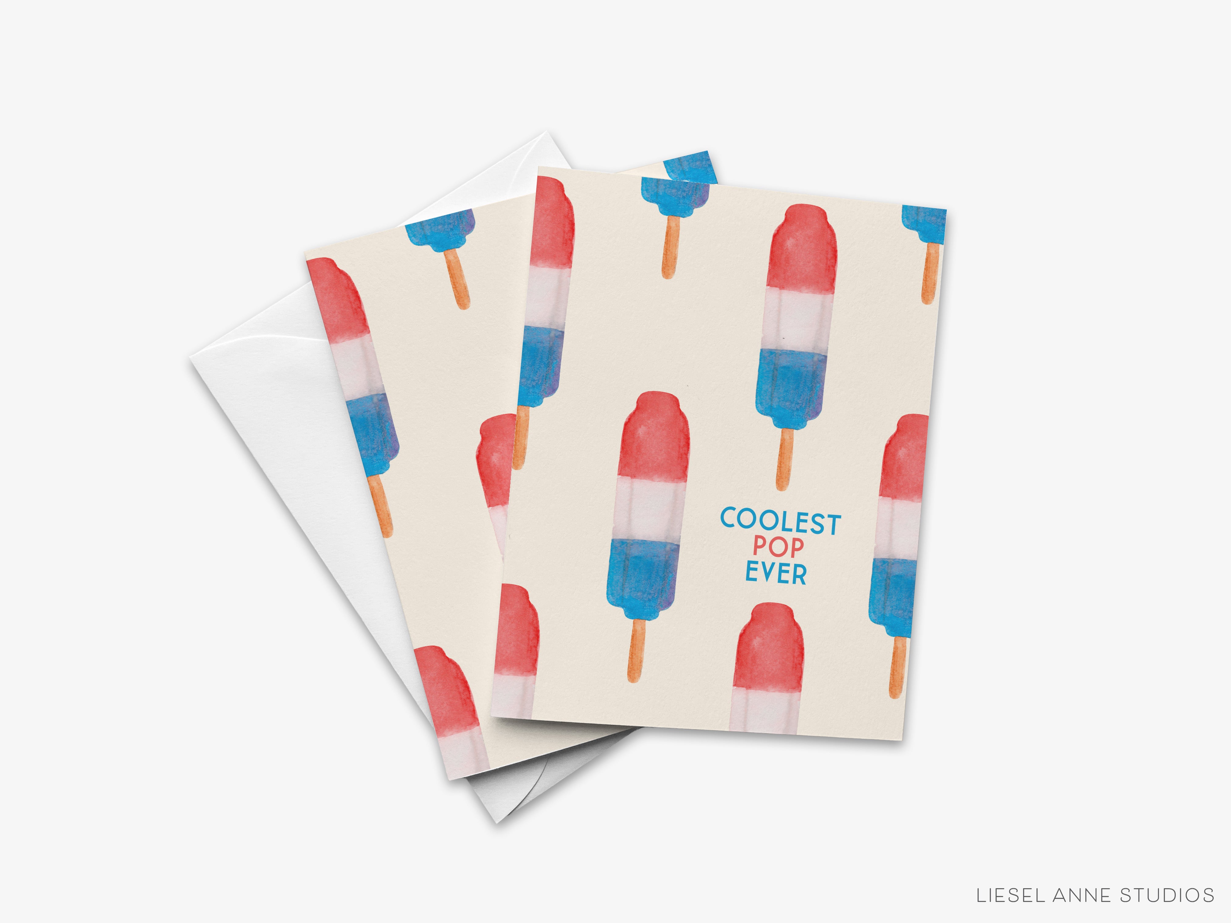 a couple of cards with popsicles on them