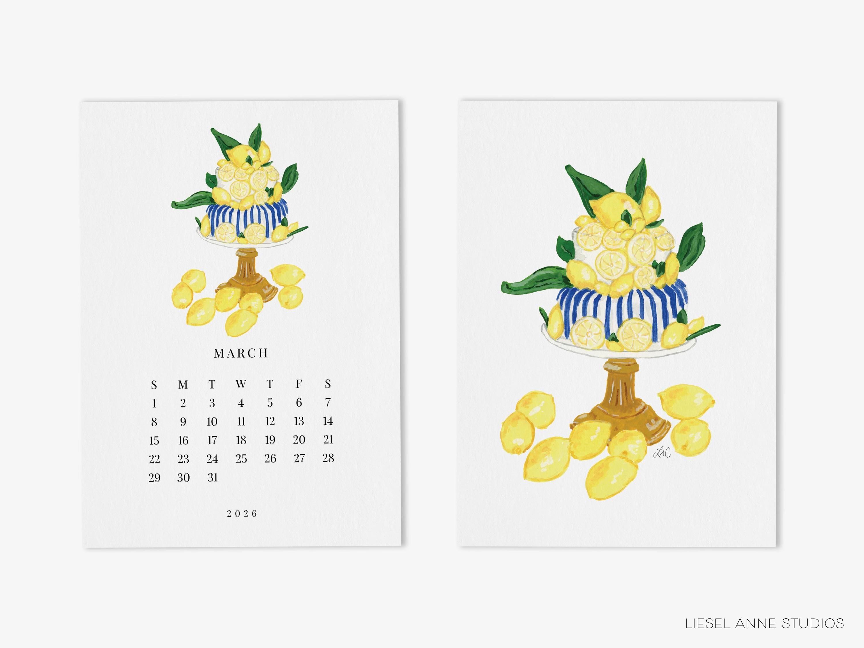 Little Joys 2025-2026 Watercolor Academic Desk Calendar